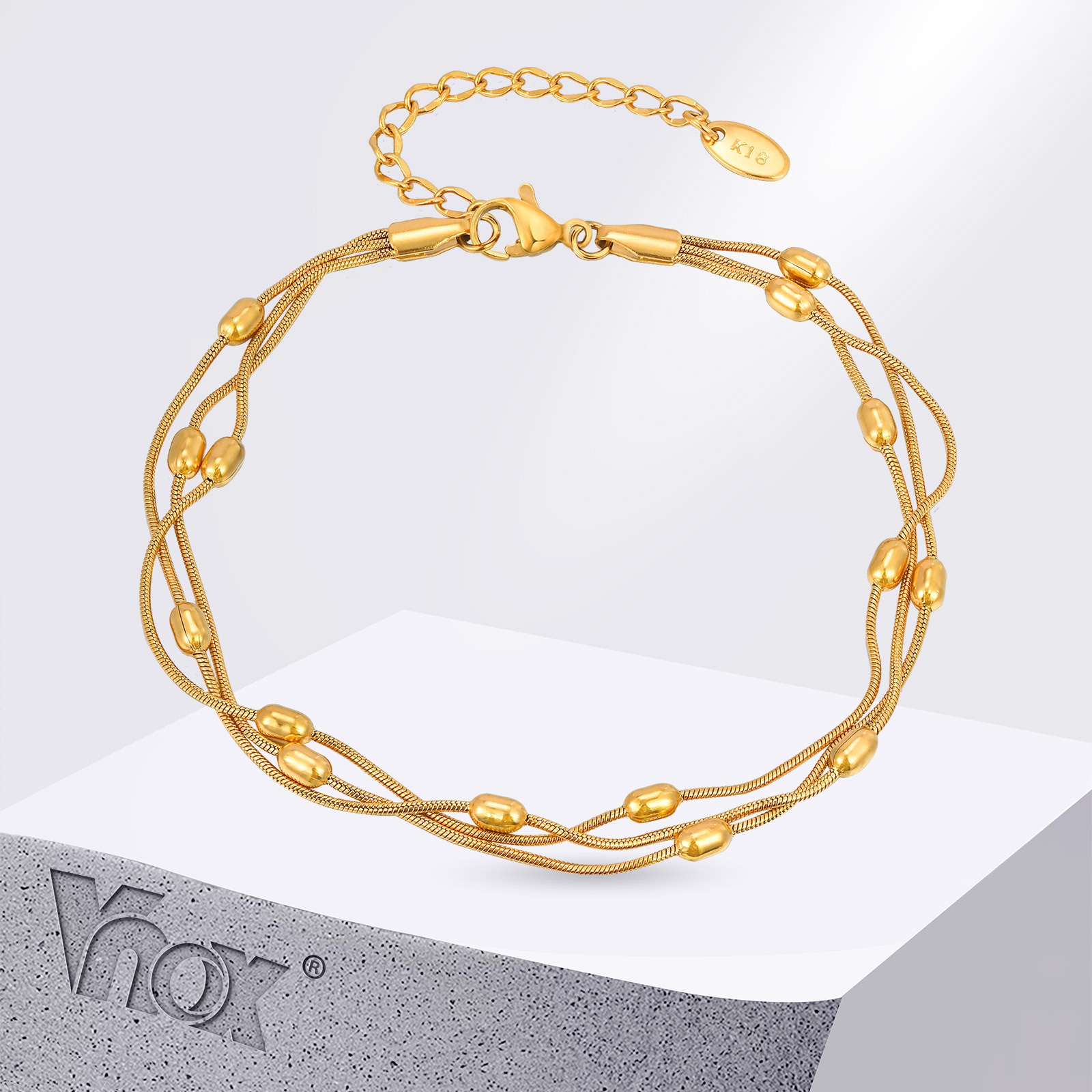 Jc Jewelry & Watches Photos - Vnox الصيف الفولاذ المقاوم للصدأ ثلاث