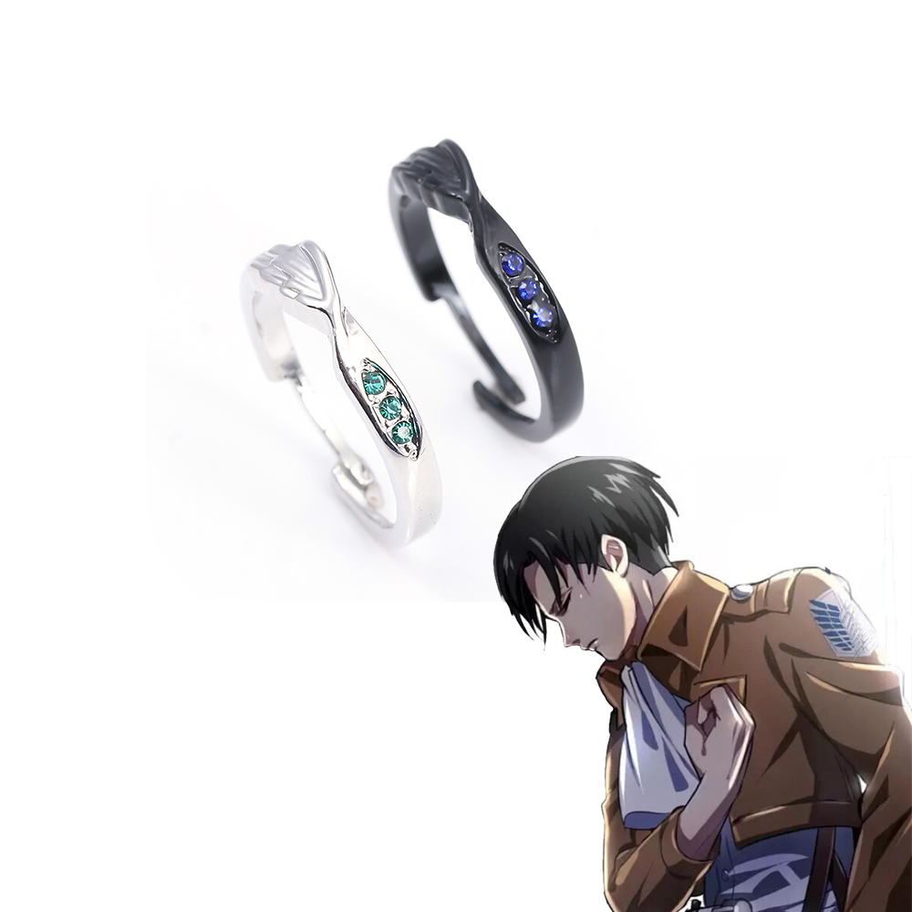 Levi Jewelry & Watches Inc - أنيمي هجوم على تيتان خواتم أنيمي