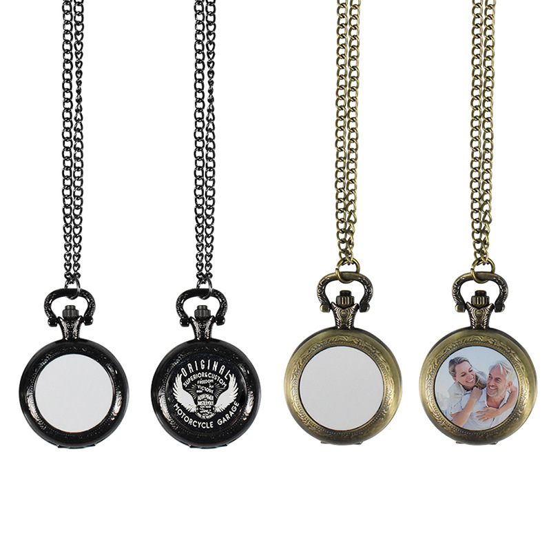 Jewelry Watches & Accessories - قلادة ساعة جيب معدنية عتيقة مخصصة،
