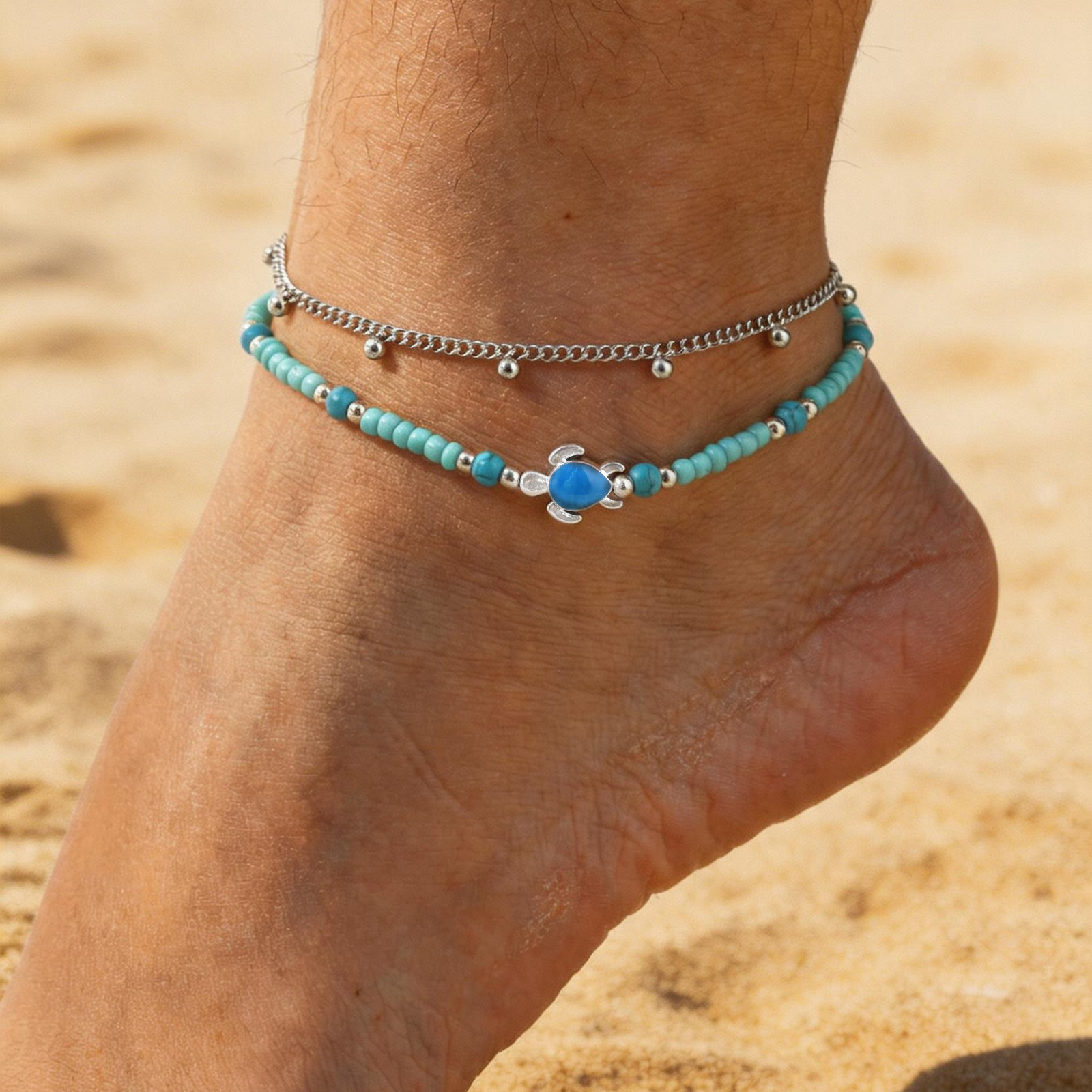 Jc Jewelry & Watches Photos - طقم خلاخيل من الفولاذ المقاوم للصدأ،