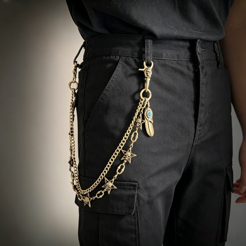 Hip Hop Chain Necklace - سلسلة خصر للبنطلونات بأسلوب الهيب هوب