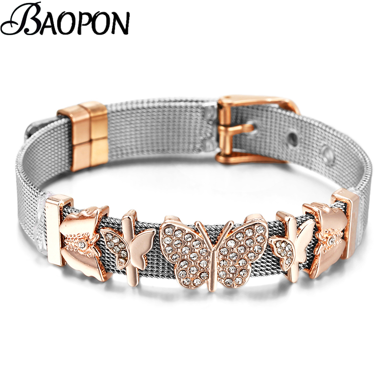 Best Jewelry Watches Women - أساور شبكية من الفولاذ المقاوم للصدأ