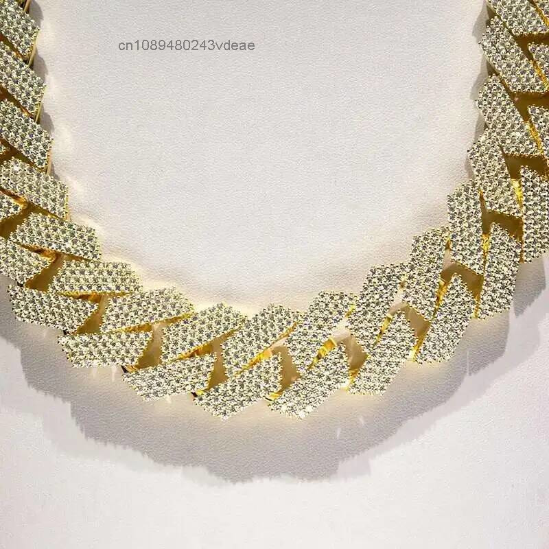 Hip Hop Chain Necklace - مجوهرات هيب هوب مخصصة من الفضة