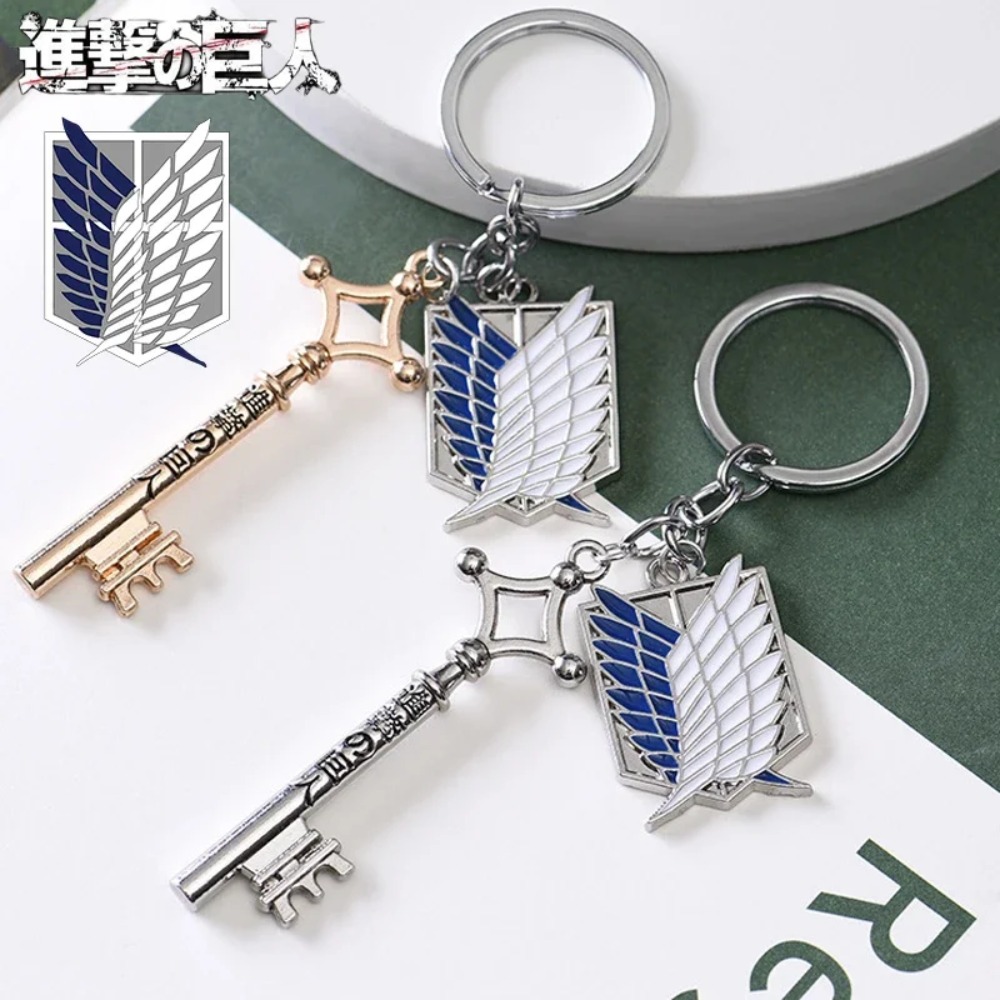 Levi Jewelry & Watches Inc - سلاسل مفاتيح معدنية من أنيمي هجوم