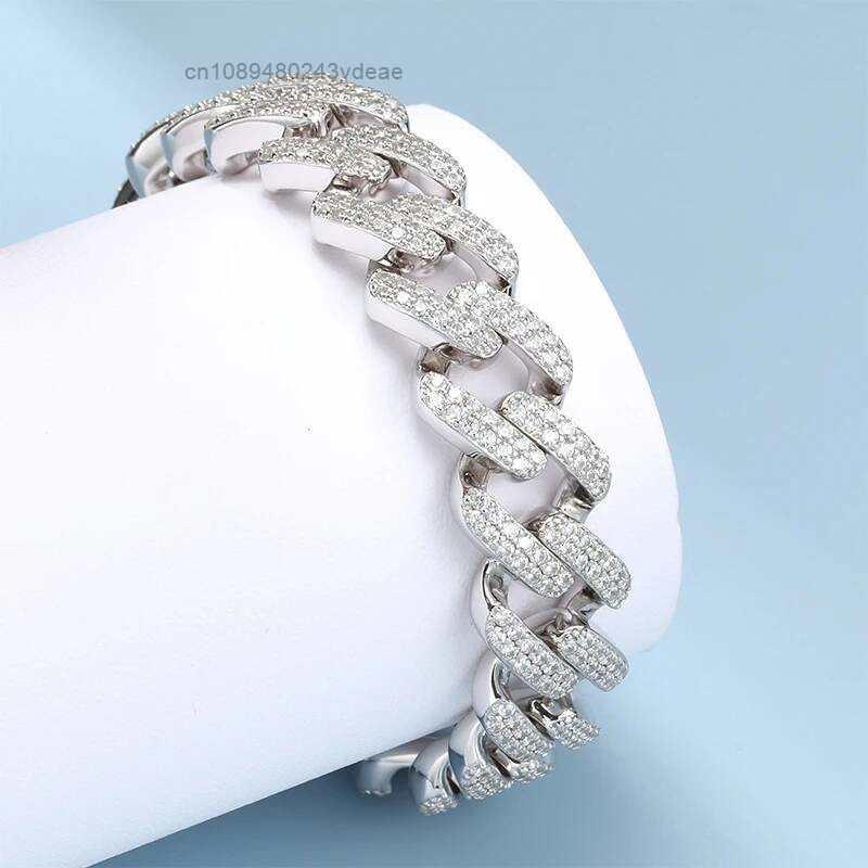Hip Hop Chain Necklace - سوار كيوبان لينك 14 مم مطلي