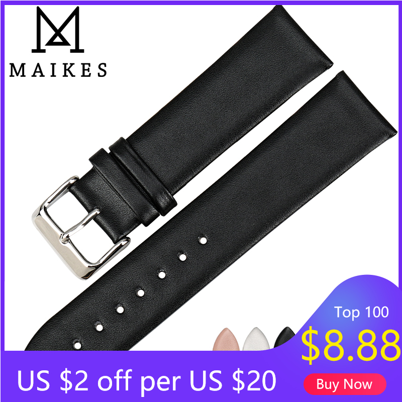 Daniel Wellington Watches & Jewelry Online Store - MAIKES-حزام ساعة من الجلد الأصلي ،