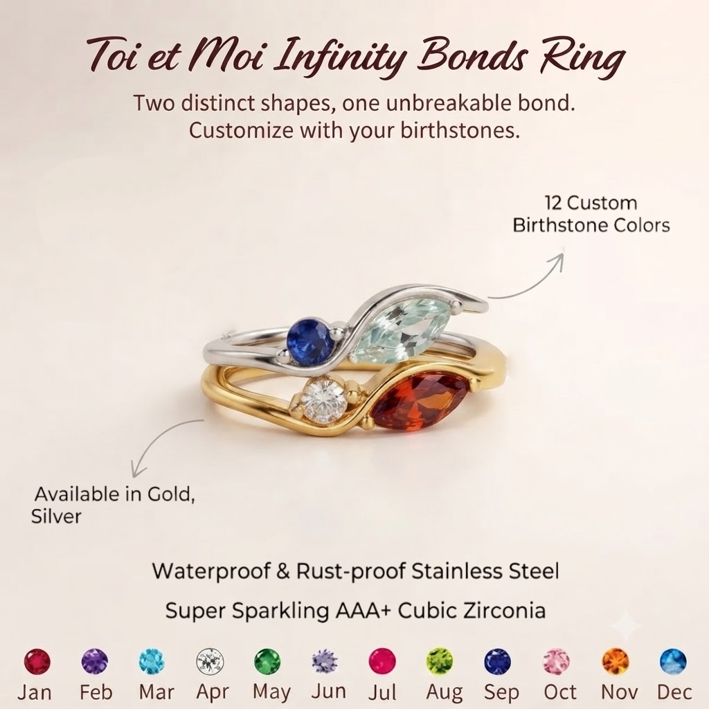 خاتم DOREMI مقاوم للماء ومقاوم - مراجعة Birthstone Ring Set وسعره