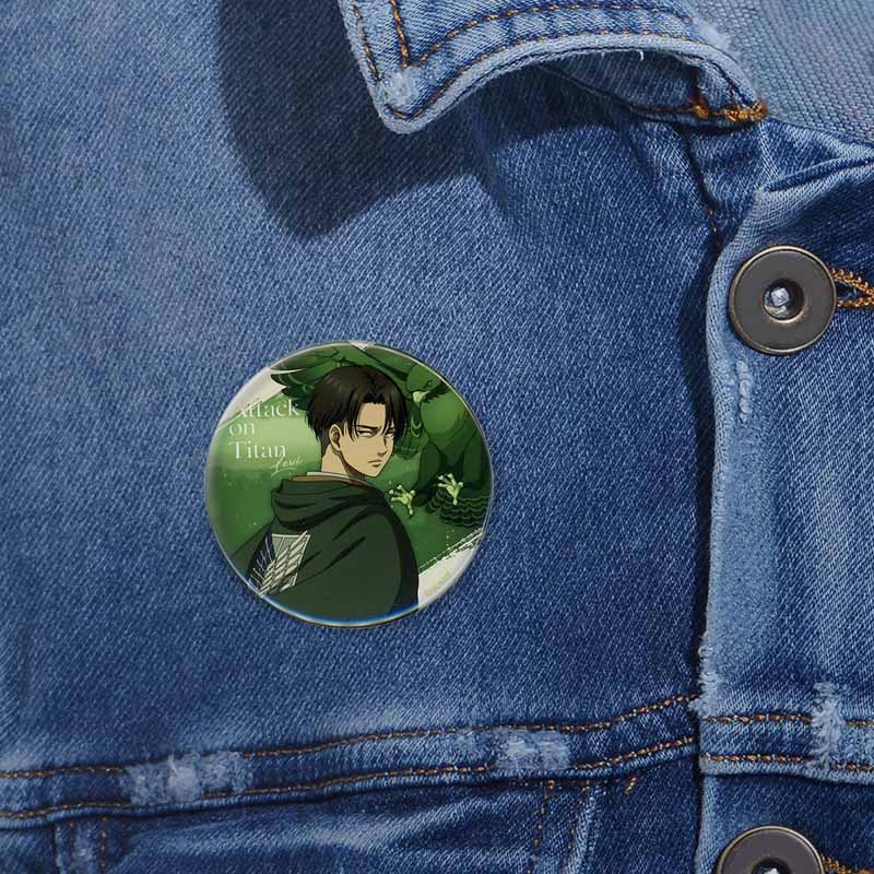 Attack on Titan Lapel Pins Cre - مراجعة Levi Jewelry & Watches Inc وسعره