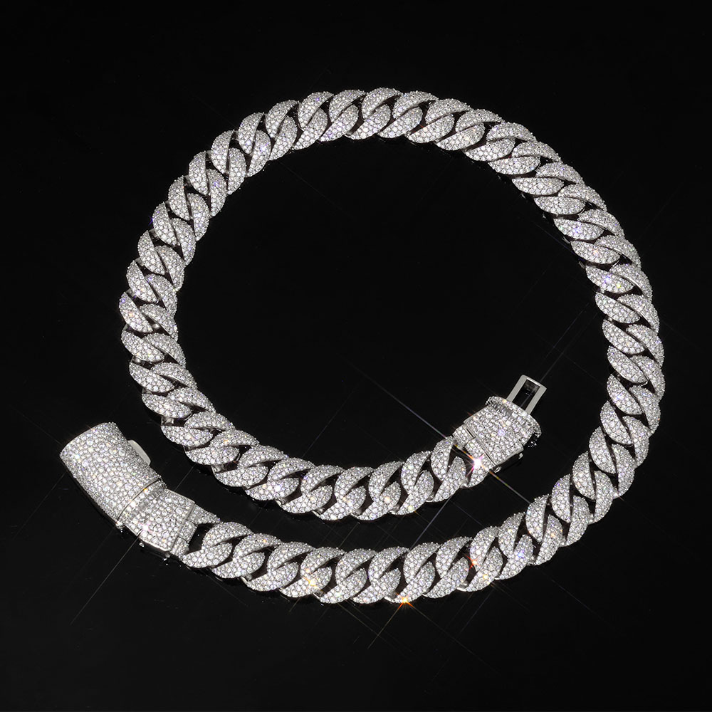 قلادة كوبية مرصعة بالألماس بعر - مراجعة Hip Hop Chain Necklace وسعره