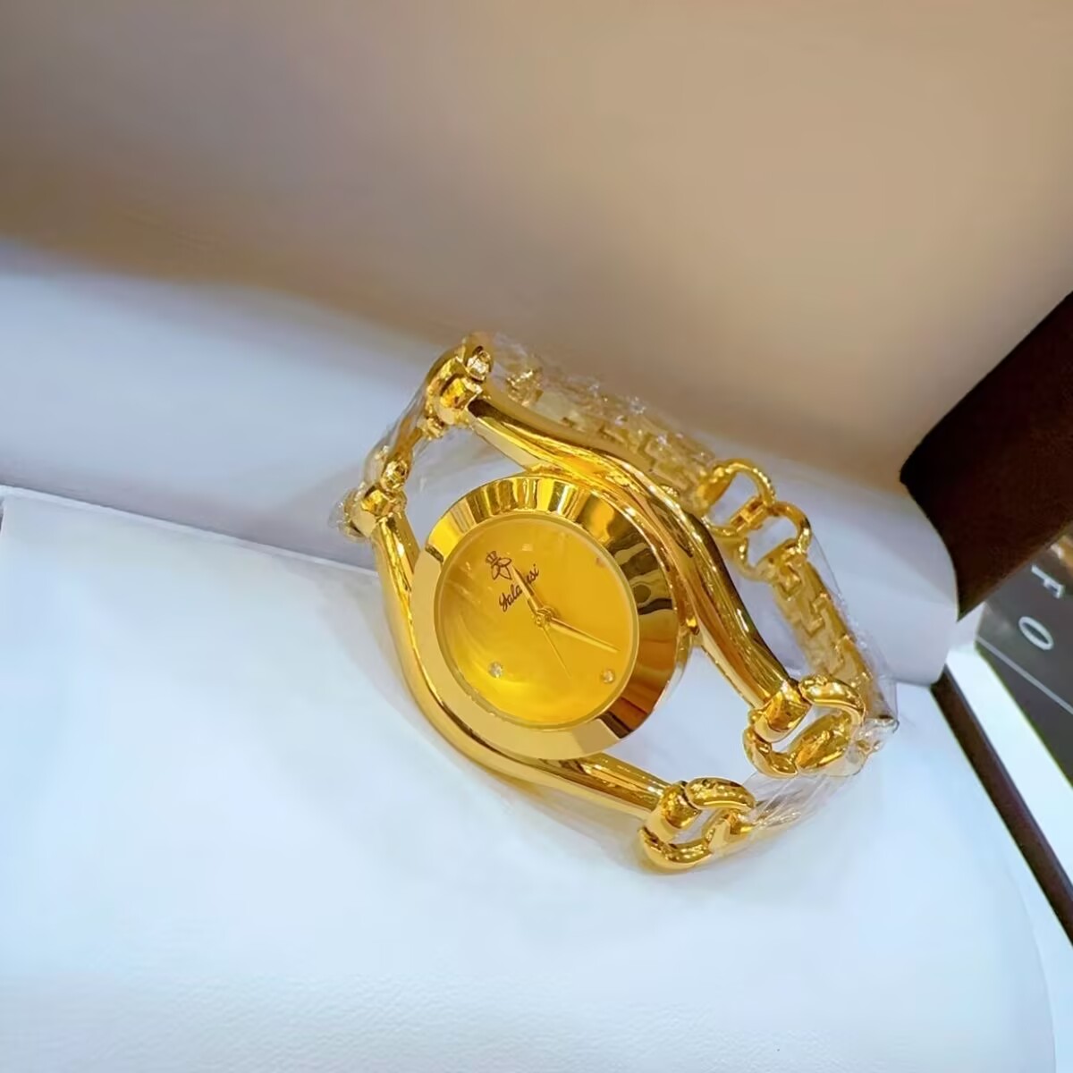 ساعة فرنسية جديدة مطلية بالذهب - مراجعة Jewelry Watches & Accessories وسعره