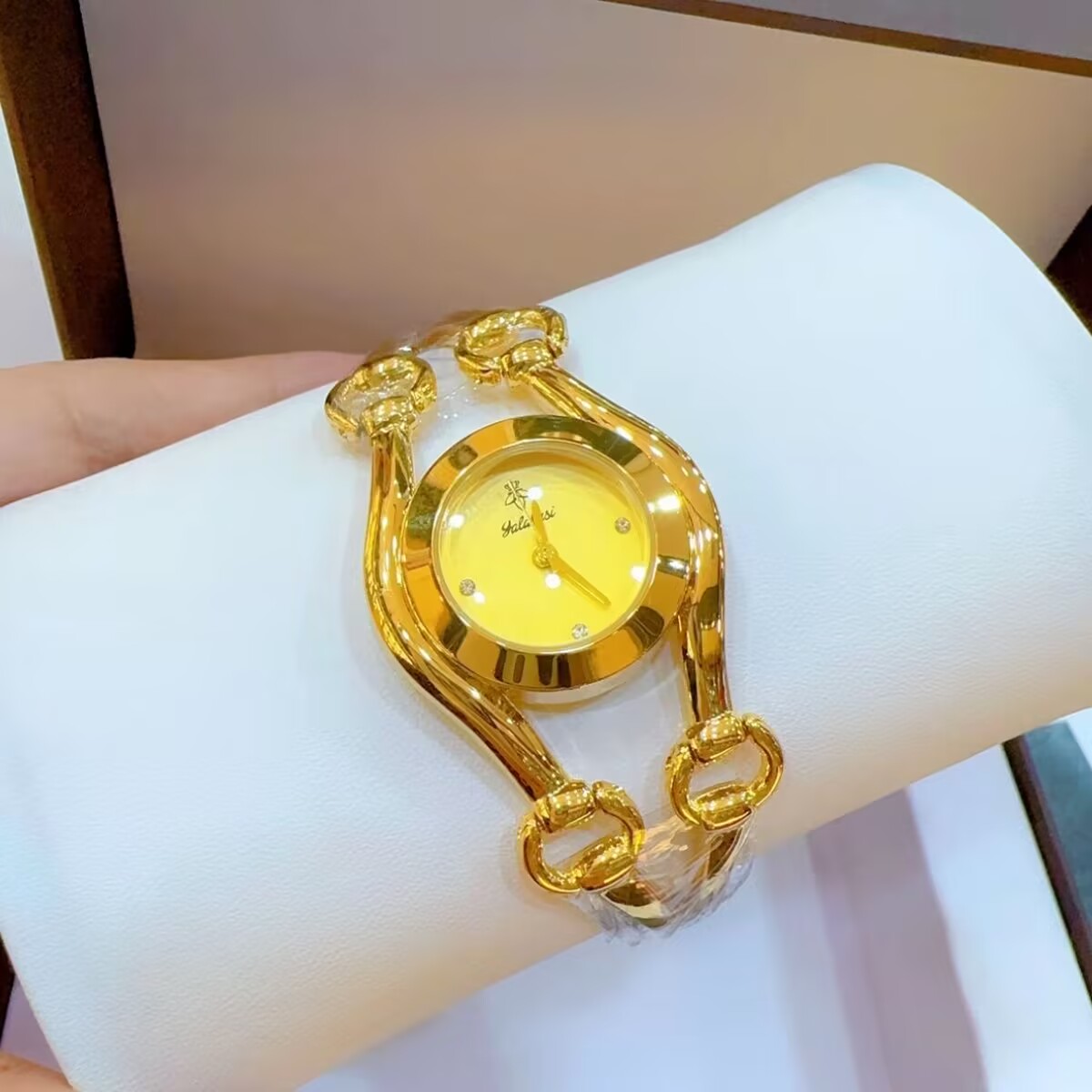 ساعة فرنسية جديدة مطلية بالذهب - مراجعة Jewelry Watches & Accessories وسعره