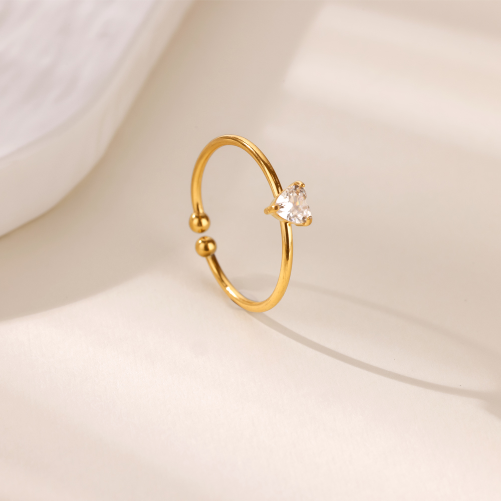 12 جوهرة الميلاد زركونيا القلب - مراجعة Birthstone Ring Set وسعره