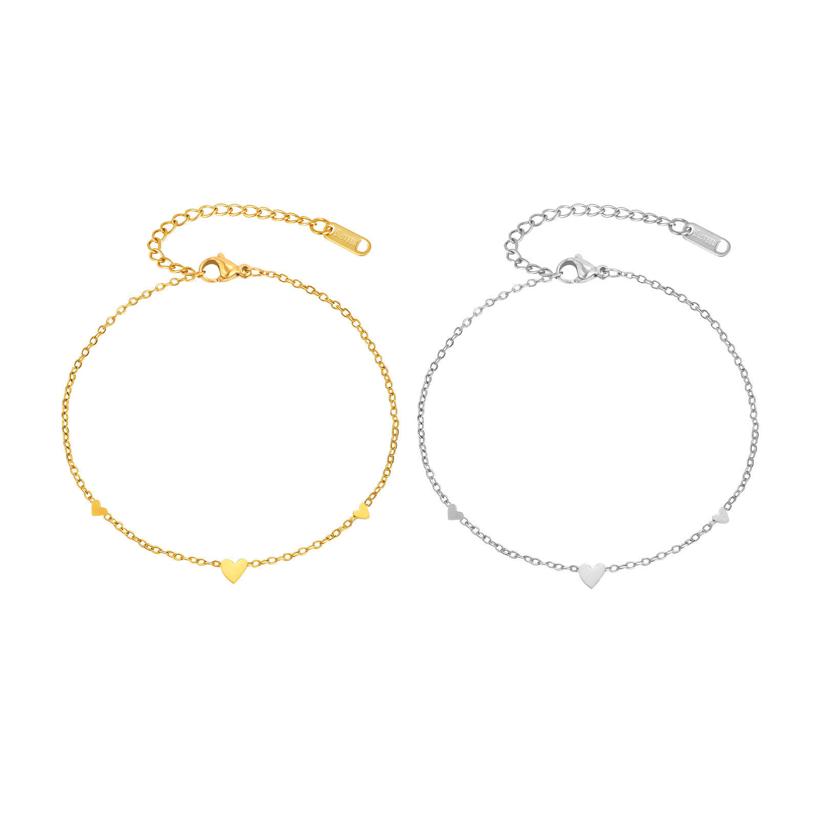 خلخال على شكل قلب من الفولاذ ا - مراجعة Jc Jewelry & Watches Photos وسعره