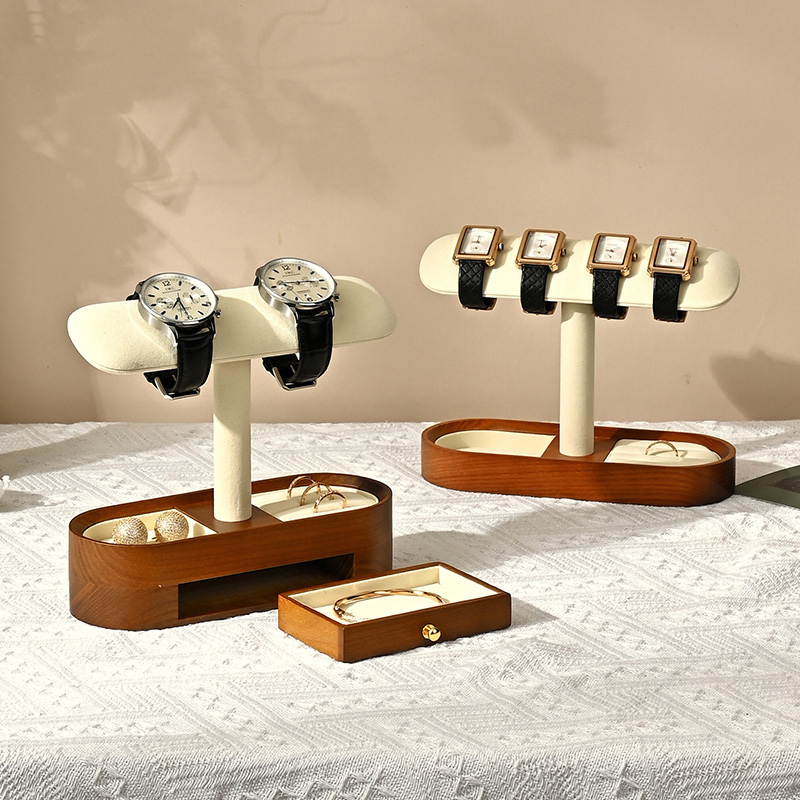 Oirlv خشب متين ساعة منظم الرف  - مراجعة Jewelry Watches & Accessories وسعره
