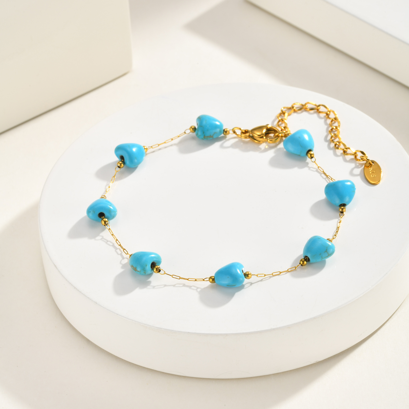 خلخال على شكل قلب من حجر الفير - مراجعة Jc Jewelry & Watches Photos وسعره