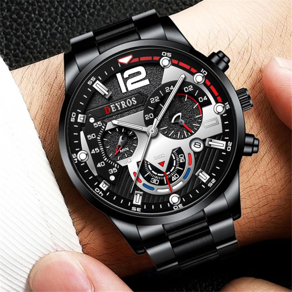 3 قطعة/المجموعة أزياء الرجال و - مراجعة Best Jewelry Watches For Men وسعره