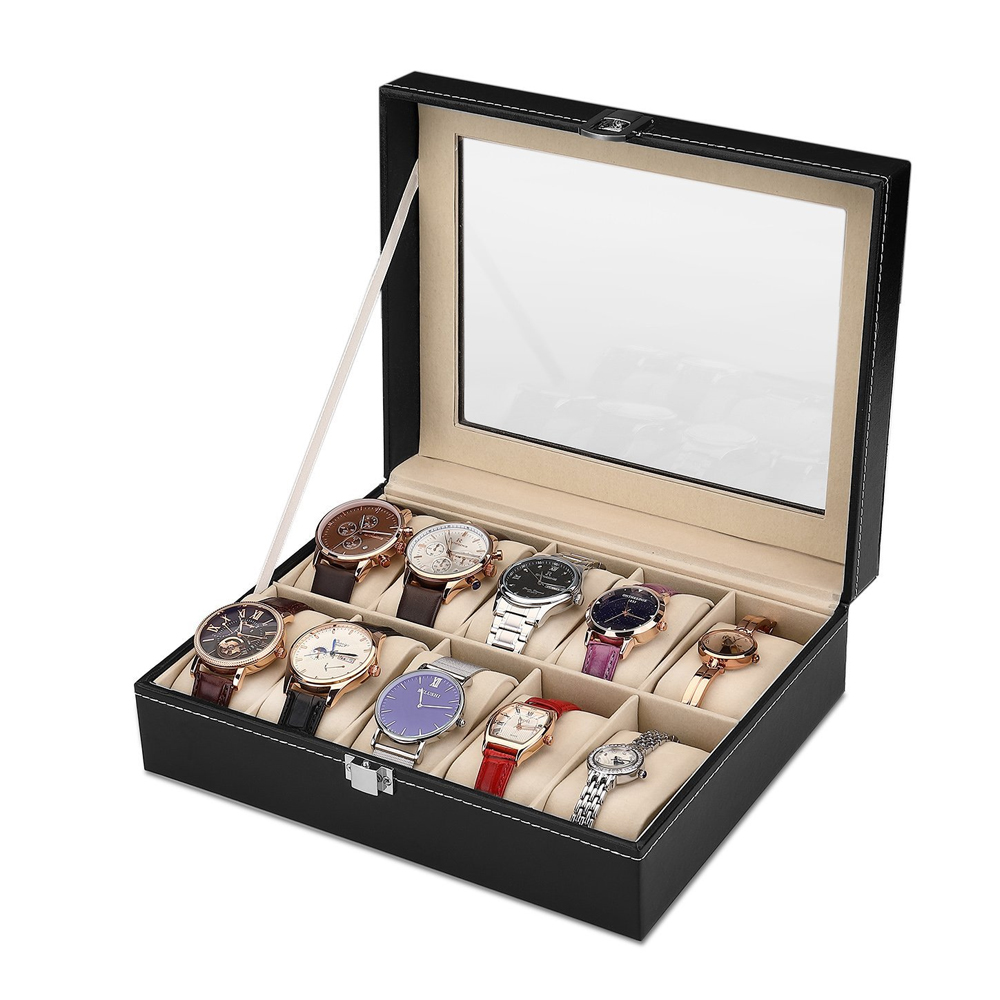 حافظة جلدية PU مع وسادة ناعمة  - مراجعة Best Jewelry Watches Women وسعره