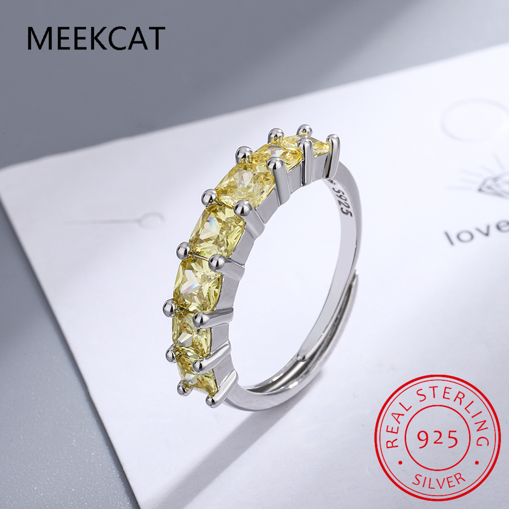 خاتم فضة استرليني عيار 925 بحج - مراجعة Birthstone Ring Set وسعره