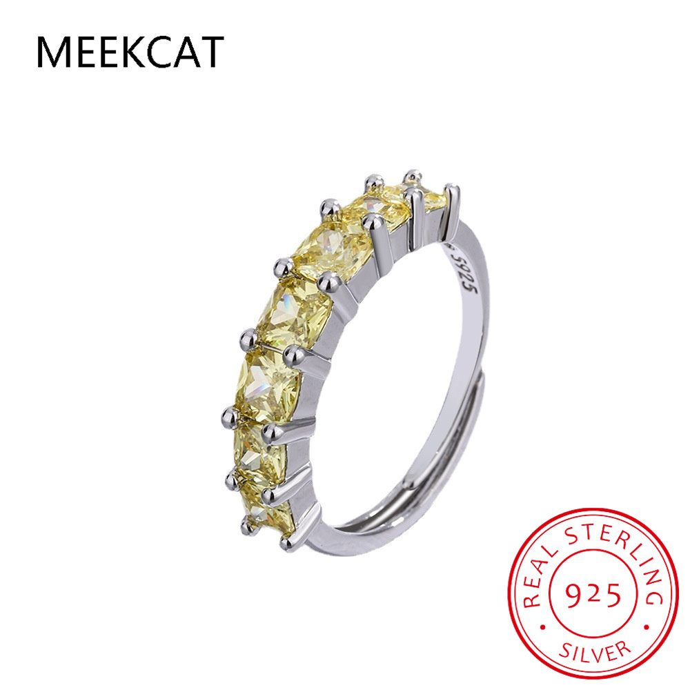 خاتم فضة استرليني عيار 925 بحج - مراجعة Birthstone Ring Set وسعره