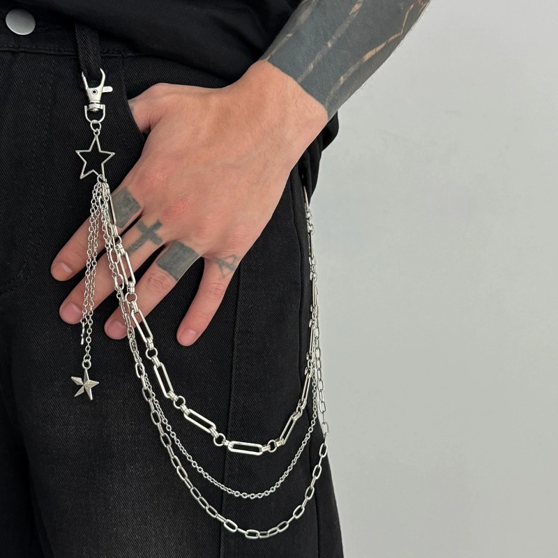 سلسلة خصر مزدوجة الطبقات للرجا - مراجعة Hip Hop Chain Necklace وسعره