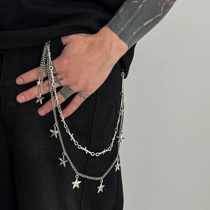 سلسلة خصر مزدوجة الطبقات للرجا - مراجعة Hip Hop Chain Necklace وسعره