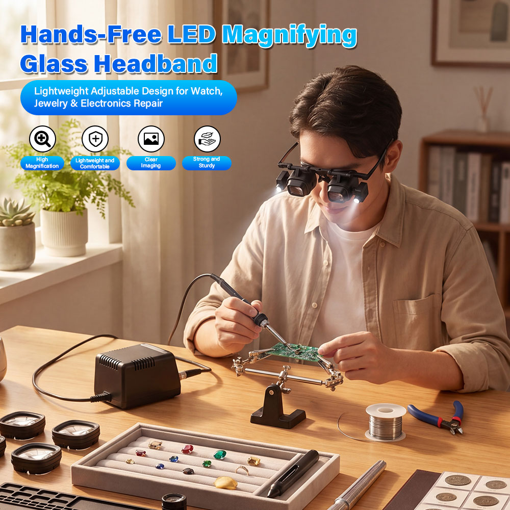 عدسة مكبرة محمولة قابلة للارتد - مراجعة Jewelry Eyewear Watches & Accessories وسعره