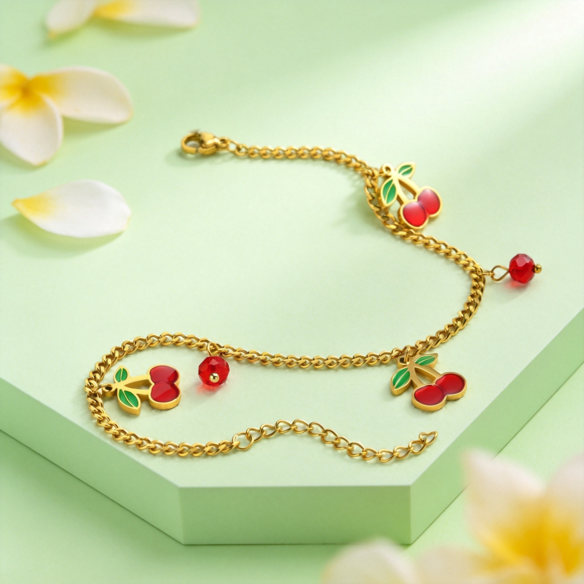 خلخال نسائي من الفولاذ المقاوم - مراجعة Jc Jewelry & Watches Photos وسعره