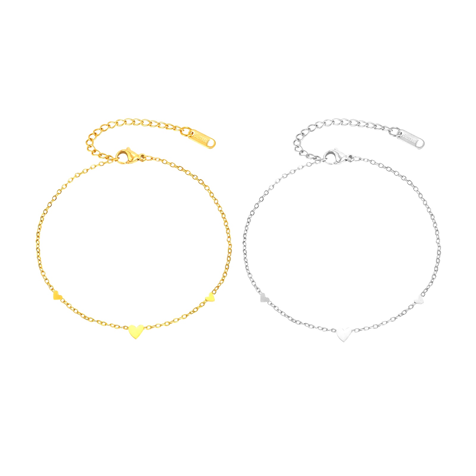 خلاخيل نسائية من الفولاذ المقا - مراجعة Jc Jewelry & Watches Photos وسعره