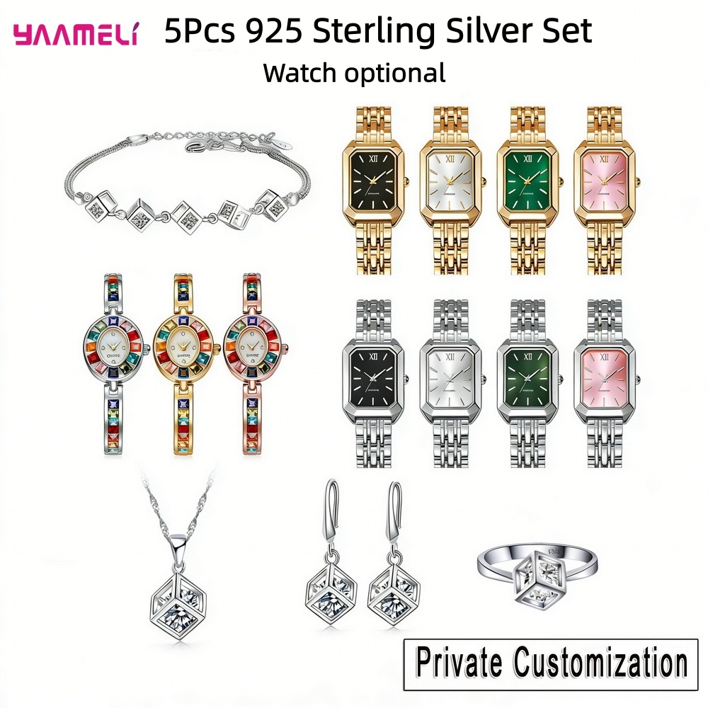 طقم مجوهرات فاخر من الفضة الإس - مراجعة Best Jewelry Watches Women وسعره