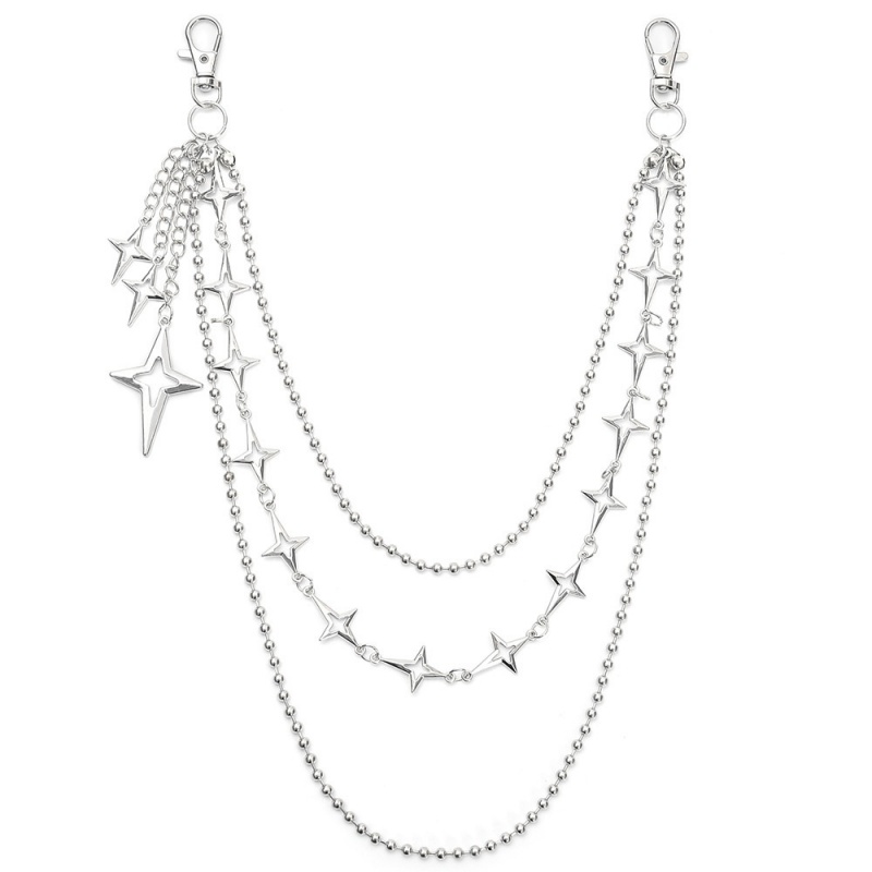 سلسلة خصر نسائية متعددة الطبقا - مراجعة Hip Hop Chain Necklace وسعره