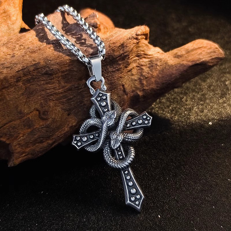 قلادة رجالية عتيقة الطراز بلون - مراجعة Hip Hop Chain Necklace وسعره