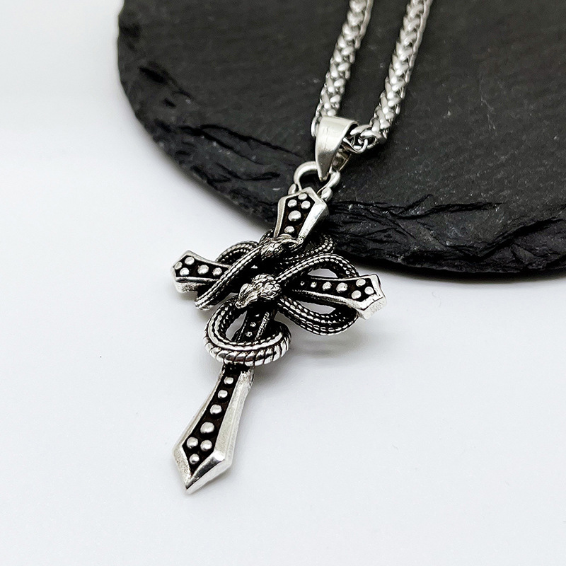 قلادة رجالية عتيقة الطراز بلون - مراجعة Hip Hop Chain Necklace وسعره
