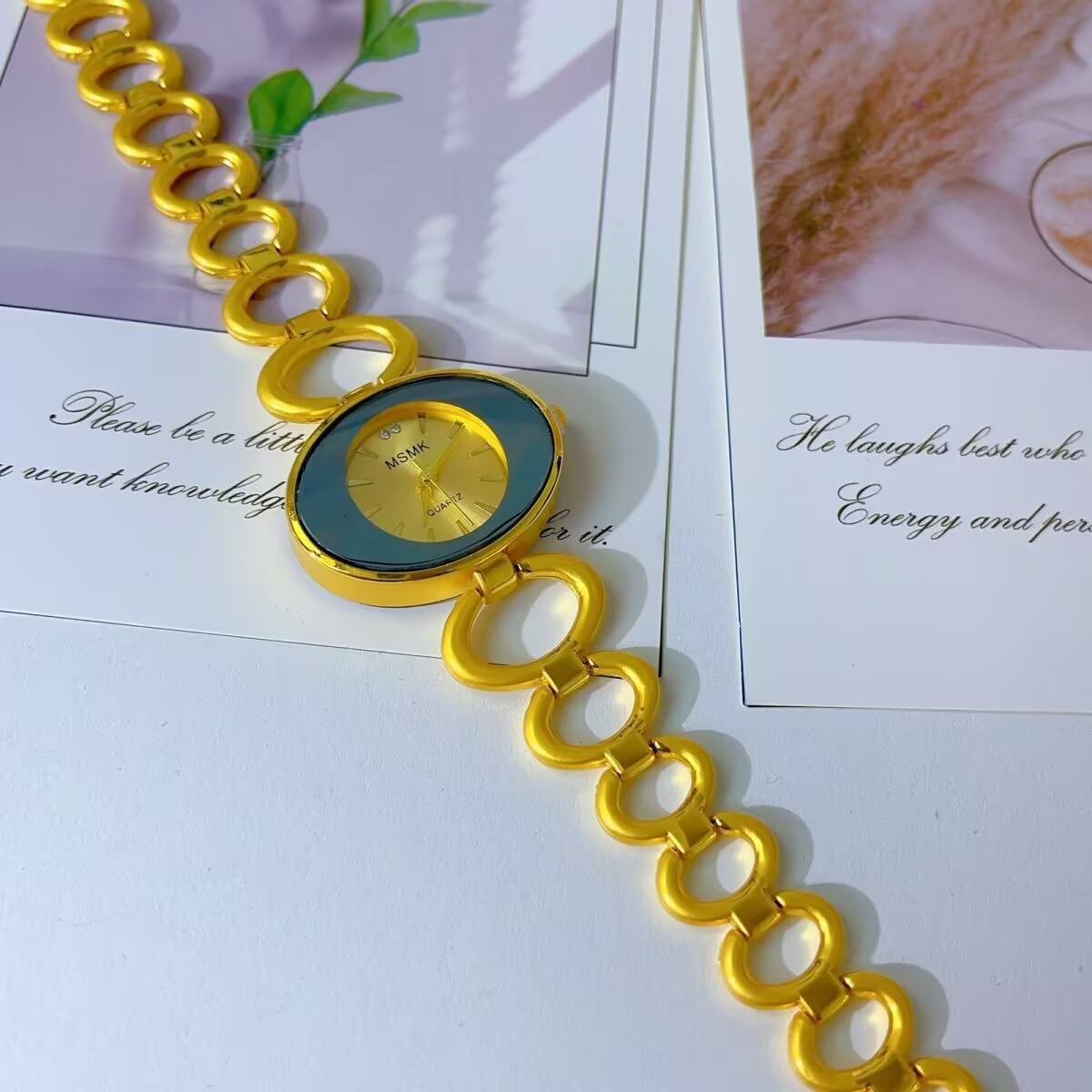 ساعة أمريكية جديدة مطلية بالذه - مراجعة Jewelry Watches & Accessories وسعره