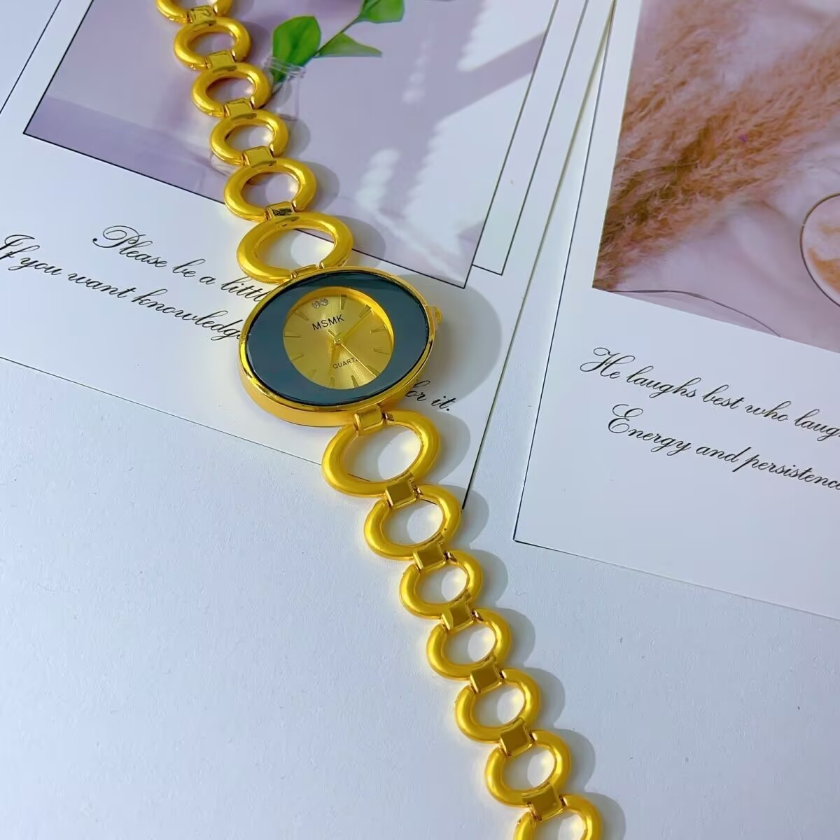 ساعة أمريكية جديدة مطلية بالذه - مراجعة Jewelry Watches & Accessories وسعره